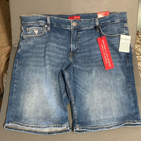 Guess Other - GUESS Classic Blue Jean Shorts w/ Stretch Men’s 38W